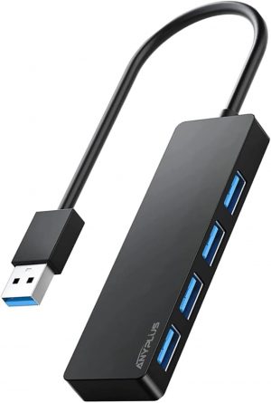 ANYPLUS USB 3.0 Hub, 4 Port USB Hub Splitter,Portable USB Ad...