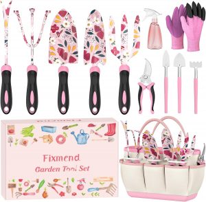 Fixmend Gardening Gifts for Women, 12 Pcs Garden Tools Set w...