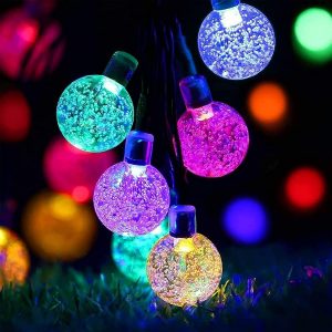 Lezonic Solar Fairy Lights Outdoor Waterproof, 50LED Solar G...