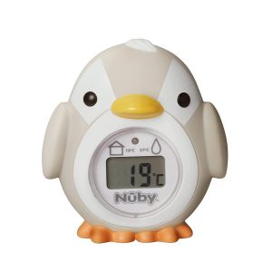 Nuby Penguin Baby Bath Thermometer - Digital Thermometer wit...