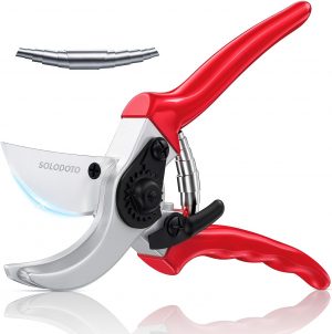 SOLOTODO Garden Secateurs, 4X Sharper German Technique Pruni...