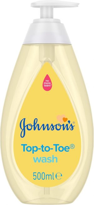Johnson's Baby Top to Toe Wash (1 x 500 ml), Gentle & Mild H...