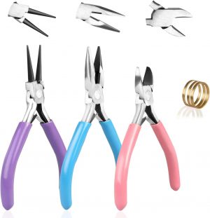 Jewellery Pliers - Reastar 3 PCS Pliers for Jewellery Making...