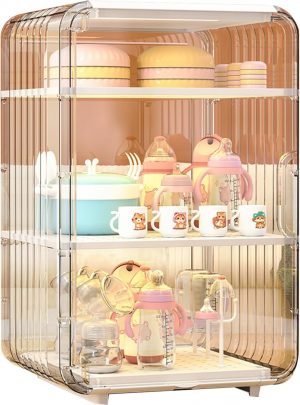 Erconsso Baby Bottle Storage Organizer, Baby Bottle Drying R...