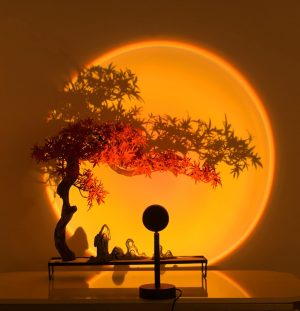 GY Sunset lamp 4 Colors Sunset Projection Lamp 5W Sunset Lig...