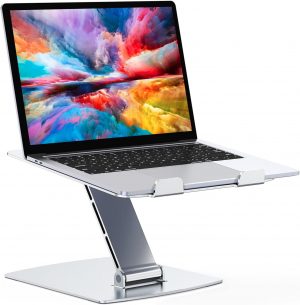 Glangeh Laptop Stand Adjustable Height, Ergonomic Air-Ventil...