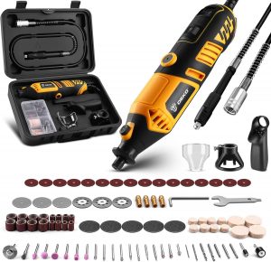 Power Rotary Tool Kit 170W: DEKOPRO 126pc Multi DIY Tool Kit...