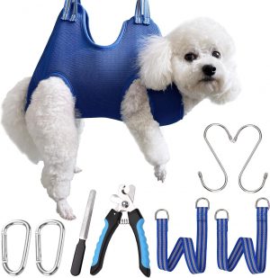 OVTEXZOG Dog Grooming Hammock Harness, Dog Sling for Nail Cl...