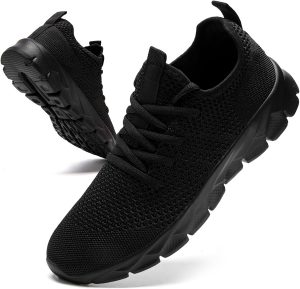 Oltyutc Mens Trainers Running Walking Mesh Slip On Shoes Lig...
