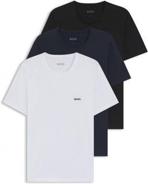 BOSS Mens TShirtRN 3P Classic Three-Pack of Underwear T-Shir...