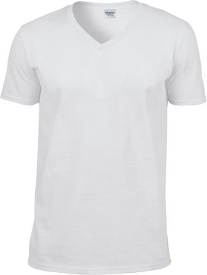 Gildan Men's Soft Style V-Neck T Shirt