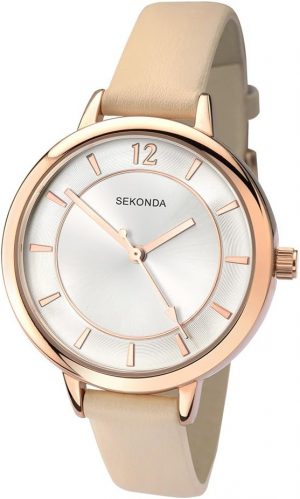 Sekonda 35mm Classic Women’s Rose Gold Case Analogue Quartz ...