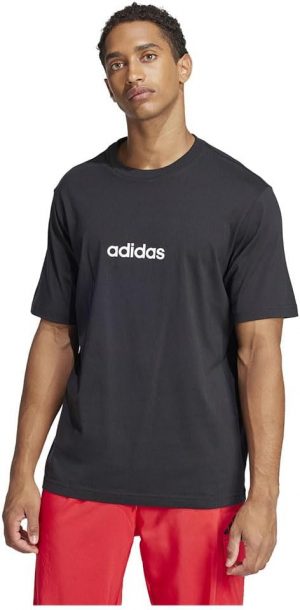 adidas Men's Essentials Linear Single Jersey Tee T-Shirt